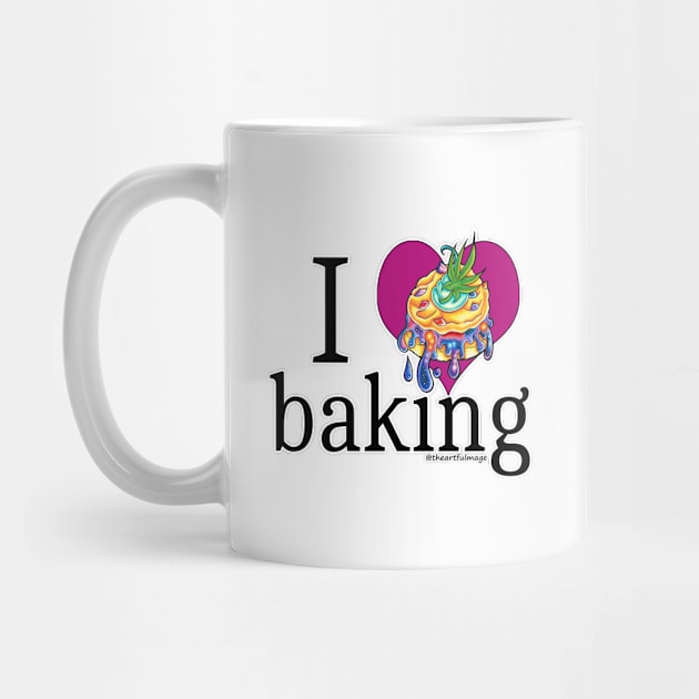 I Heart Baking (Space Cookie Version) by Artful Magic Shop